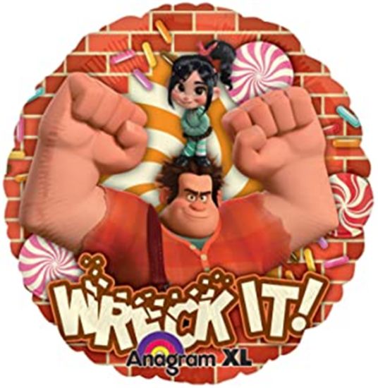 Picture of ANAGRAM 17 INCH FOIL BALLOON - WRECK-IT RALPH