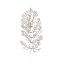 Picture of 36cm GLITTERED LEAF SPRAY GOLD X BUNDLE OF 12pcs