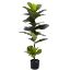 Picture of 110cm ARTIFICIAL FICUS PANDURATA TREE IN POT GREEN X 4pcs