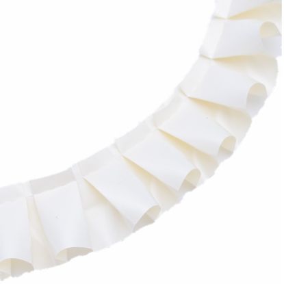 Picture of 50mm PRE PLEATED RIBBON X 32 METRES IVORY