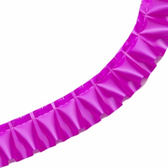 Picture of 50mm PRE PLEATED RIBBON X 32 METRES RASPBERRY