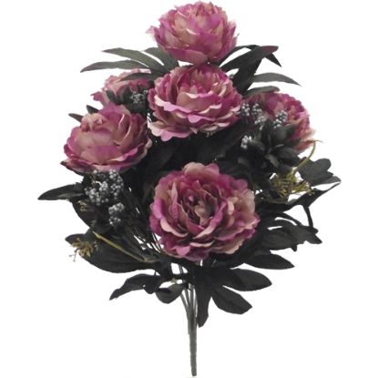 Picture of 48cm AUTUMN PEONY BUSH PINK