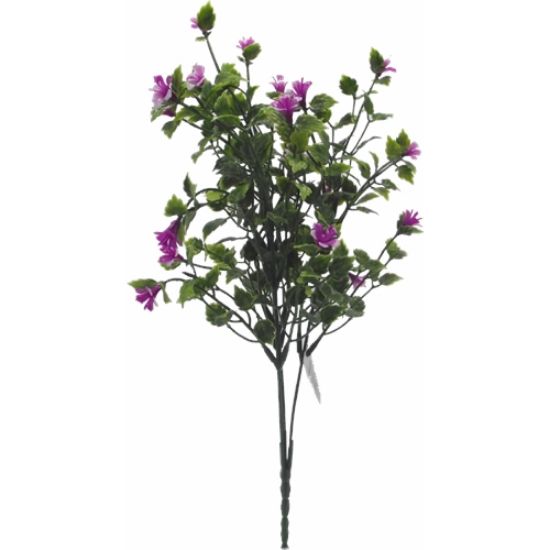 Picture of 37cm PLASTIC FLOWER BUSH LILAC