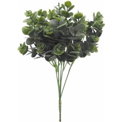 Picture of 32cm PLASTIC EUCALYPTUS SPRAY GREEN X 6pcs