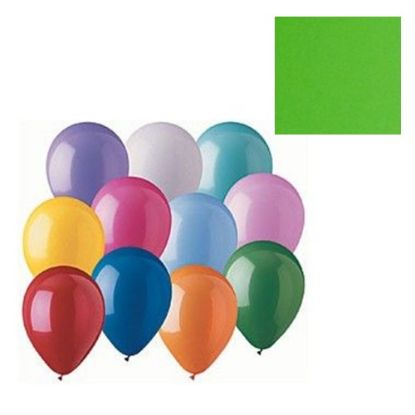 Picture of 12 INCH PREMIUM QUALITY LATEX BALLOONS X 100pcs EMERALD GREEN
