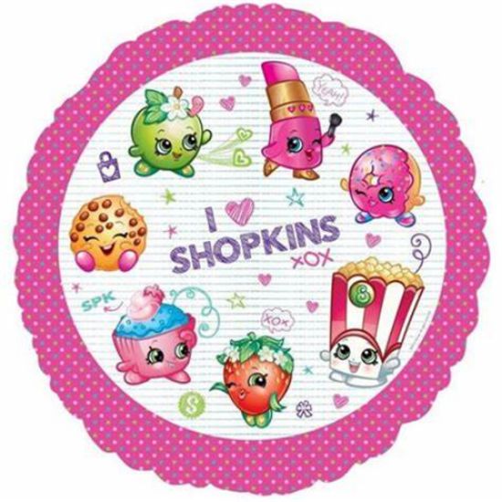 Picture of ANAGRAM 17 INCH FOIL BALLOON - SHOPKINS