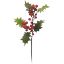 Picture of 42cm BERRY SPRAY WITH LEAVES RED