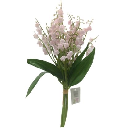 Picture of 30cm LILY OF THE VALLEY BUNDLE (3 STEMS) LIGHT PINK