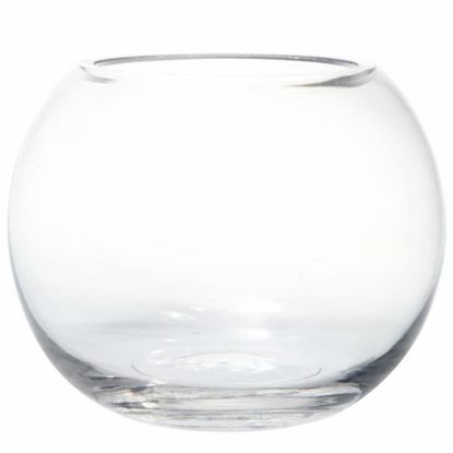 Picture of 30cm LARGE GLASS FISH BOWL GLOBE VASE