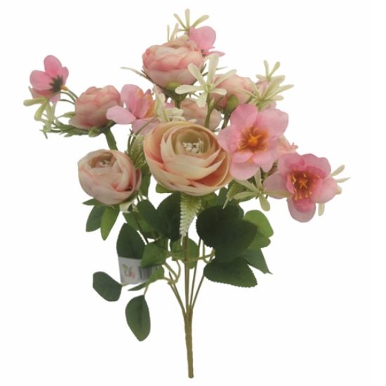 Picture of 39cm RANUNCULUS MIXED BUSH PINK