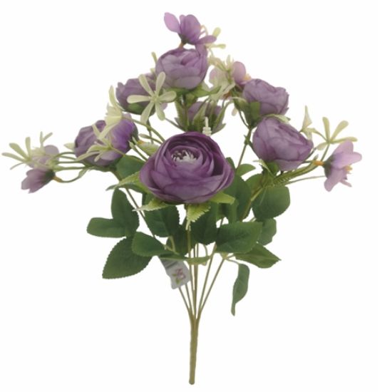 Picture of 39cm RANUNCULUS MIXED BUSH PURPLE