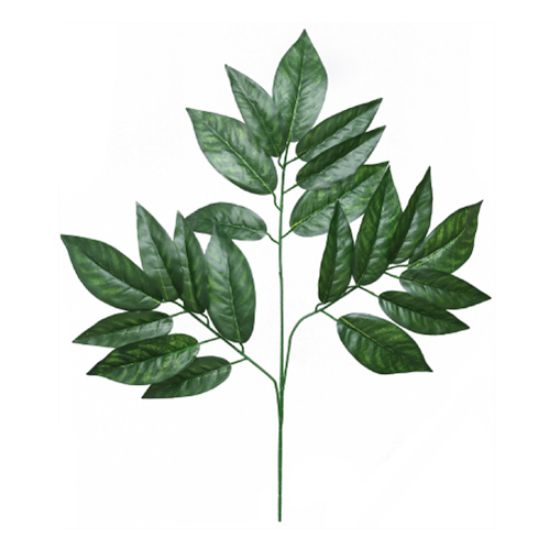 Picture of 70cm LARGE LEAF SPRAY (21 LEAVES) GREEN X 6pcs