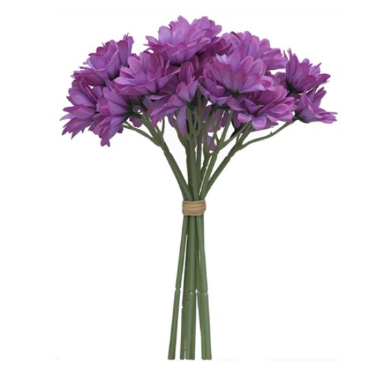 Picture of 30cm MINI GERBERA BUNDLE PURPLE