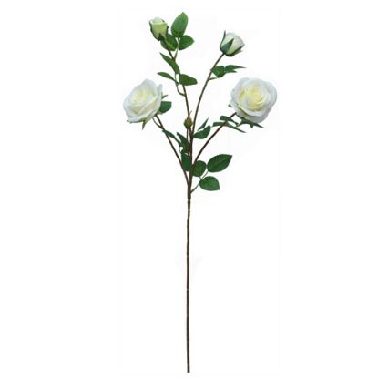 Picture of 68cm ROSE SPRAY IVORY