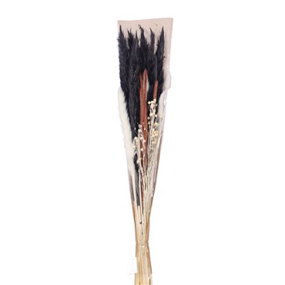 Picture of DRIED FLOWER BOUQUET - BLACK/IVORY/BROWN