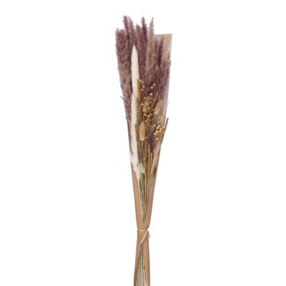 Picture of DRIED FLOWER BOUQUET - NATURAL/IVORY/MAUVE
