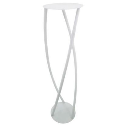 Picture of 100cm METAL ROUND STAND WITH 3 LEGS WHITE X 2pcs
