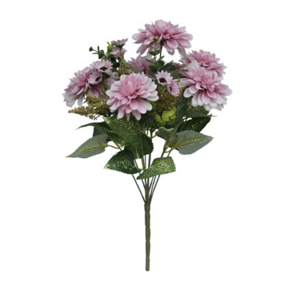 Picture of 45cm DAHLIA AND MINI DAISY BUSH PINK