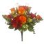 Picture of 40cm DAHLIA ROSEBUD AND EUCALYPTUS BUSH ORANGE/RED