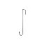 Picture of 30cm CHRISTMAS WREATH DOOR HANGER BLACK