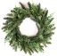 Picture of 60cm (24 INCH) MIXED SPRUCE AND FOLIAGE CHRISTMAS WREATH GREEN