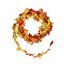 Picture of 180cm MINI MAPLE LEAVES ROPE YELLOW/ORANGE/BROWN