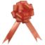 Picture of POLY RIBBON PULL BOWS 30mm X 30pcs DARK ORANGE