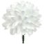 Picture of 7cm PREMIUM CHRYSANTHEMUM BALL PICK WHITE X 144pcs (IN POLYBAG)