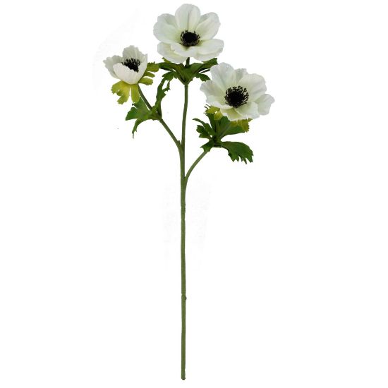 Picture of 56cm ANEMONE SPRAY IVORY