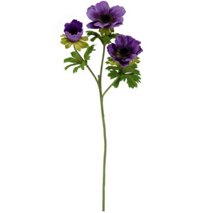 Picture of 56cm ANEMONE SPRAY PURPLE