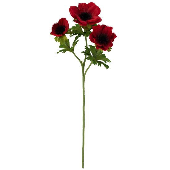 Picture of 56cm ANEMONE SPRAY RED