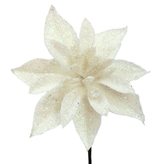 Picture of 12cm SINGLE POINSETTIA WHITE X 48pcs