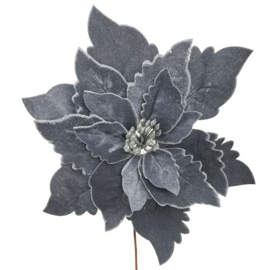 Picture of 20cm SINGLE POINSETTIA GREY