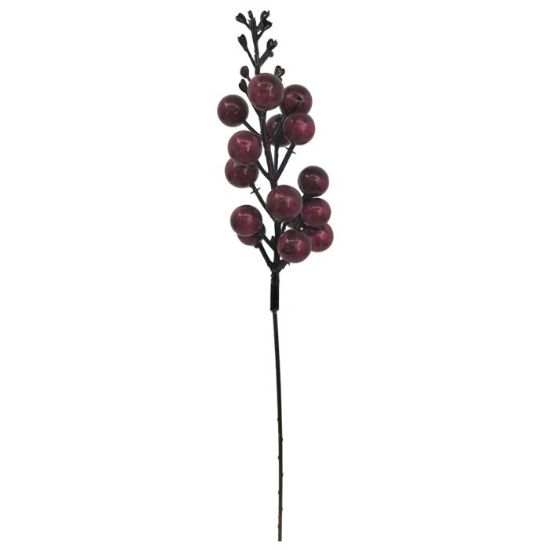 Picture of 27cm BERRY PICK DARK RED PACK OF 12pcs