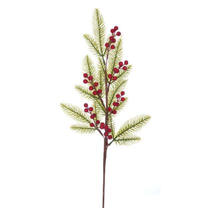 Picture of 66cm PINE & BERRY SPRAY RED/GREEN