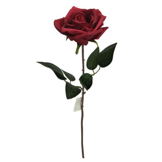 Picture of 40cm SINGLE DIAMOND ROSE RED