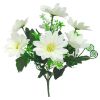 Picture of 29cm DAISY BUSH WITH FOLIAGE ASSORTED X 48pcs