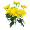 Picture of 29cm DAISY BUSH WITH FOLIAGE ASSORTED X 48pcs