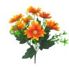 Picture of 29cm DAISY BUSH WITH FOLIAGE ASSORTED X 48pcs