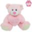 Picture of 20cm (8 INCH) SNUGGLE BEARS SITTING BEAR WITH I LOVE MUM HEART PINK