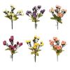 Picture of 24cm MINI AUTUMN ROSEBUD BUSH WITH ASTILBE ASSORTED X 60pcs