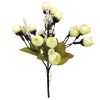 Picture of 24cm MINI AUTUMN ROSEBUD BUSH WITH ASTILBE ASSORTED X 60pcs