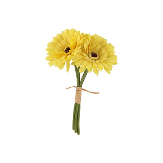 Picture of 23cm GERBERA BUNDLE (6 STEMS) MUSTARD