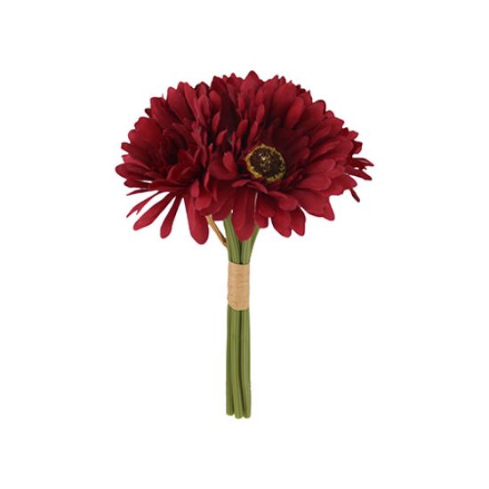 Picture of 23cm GERBERA BUNDLE (6 STEMS) BURGUNDY