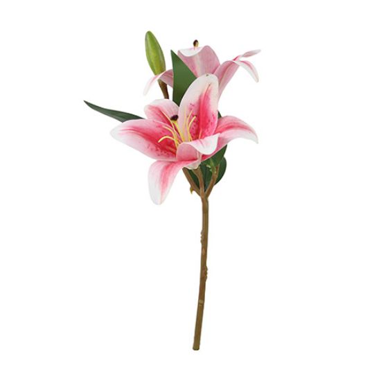 Picture of 36cm LILY SPRAY PINK/CERISE