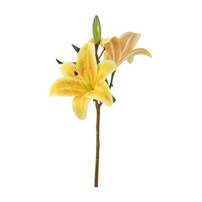 Picture of 36cm LILY SPRAY YELLOW