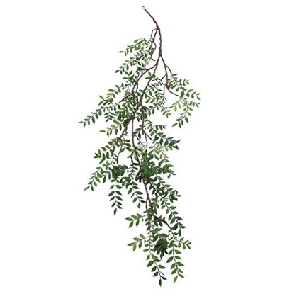 Picture of 120cm LARGE RUSCUS LEAF TRAIL GREEN