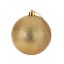 Picture of 30cm CHRISTMAS BAUBLE GLITTERED GOLD