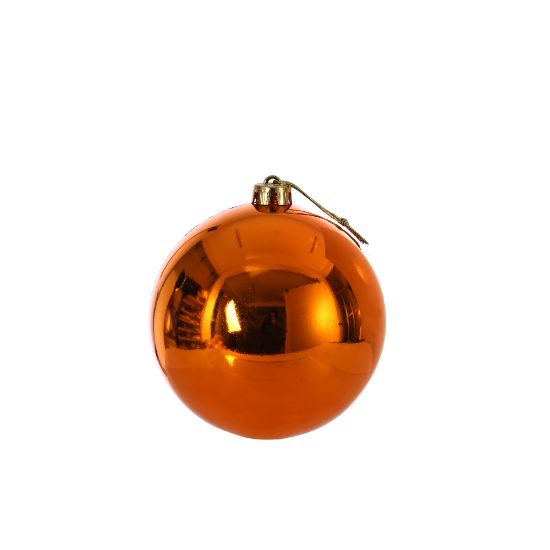 Picture of 15cm CHRISTMAS BAUBLE SHINY COPPER