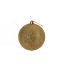 Picture of 15cm CHRISTMAS BAUBLE GLITTERED GOLD